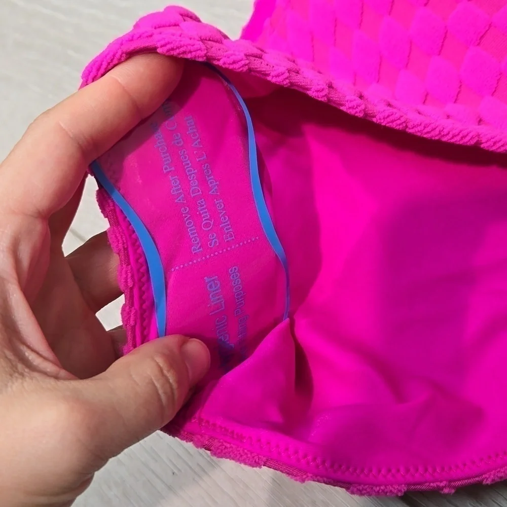 NWT Good American Women Hawiian Pink bottom Swim sz 4/XL